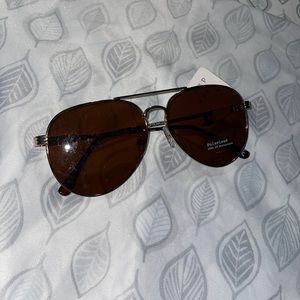 Brown Polarized Unisex Sunglasses
